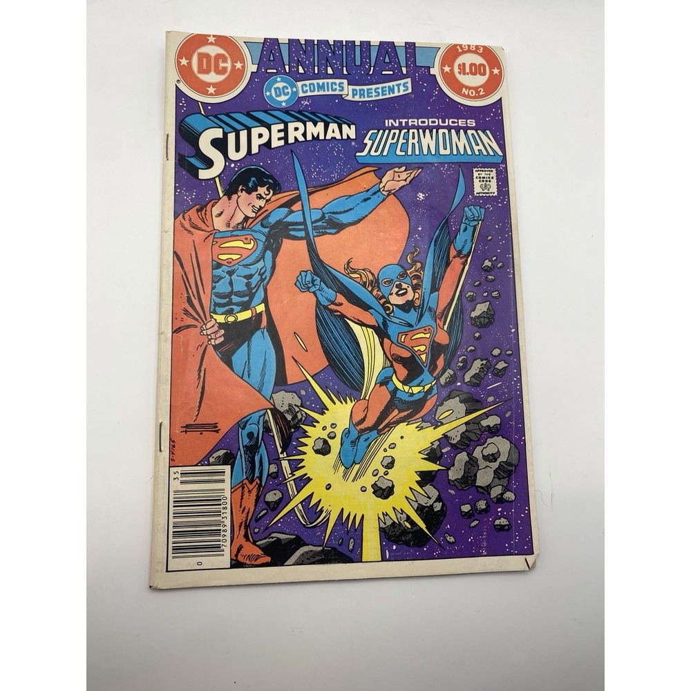 DC Annual Presents Superman‎ #2 (1983) 1st Superwoman VF- Reader Copy